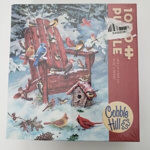 Cobble Hill Adirondack Birds 1000 Piece Puzzle NEW Factory Sealed